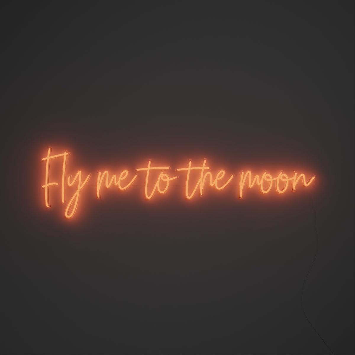 Fly me to the moon - Neon Tabela - Neonbir