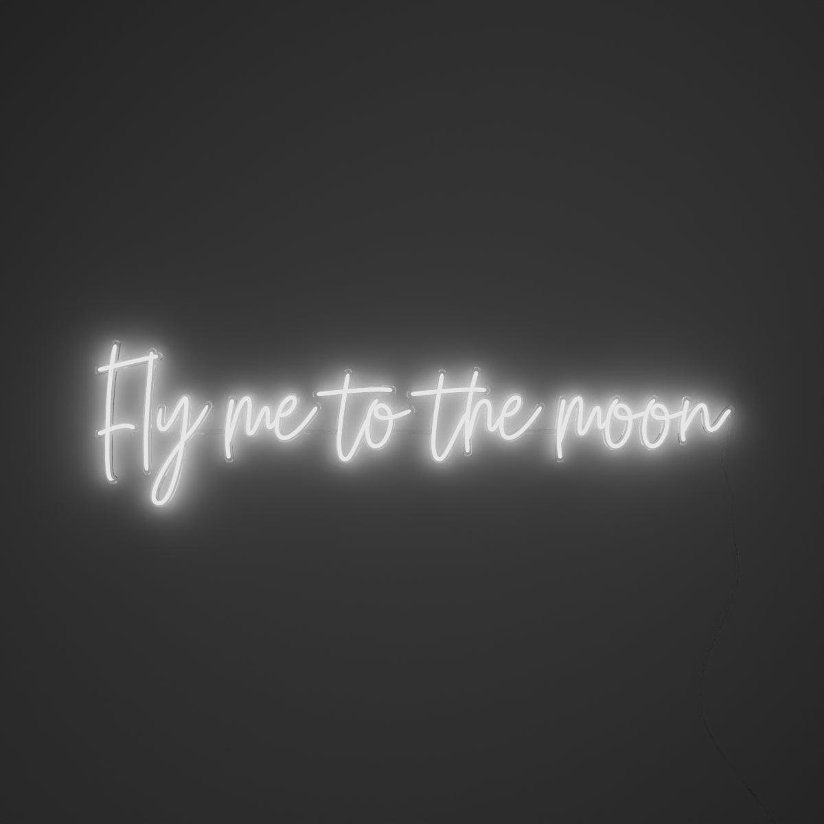Fly me to the moon - Neon Tabela - Neonbir