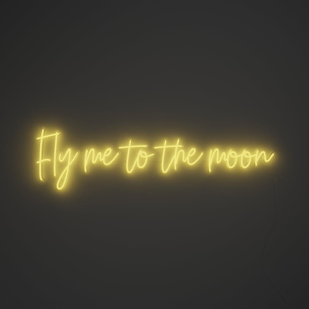 Fly me to the moon - Neon Tabela - Neonbir