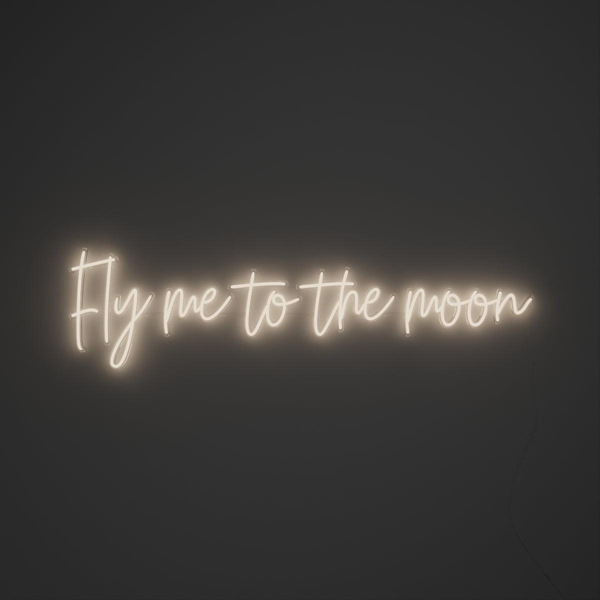 Fly me to the moon - Neon Tabela - Neonbir