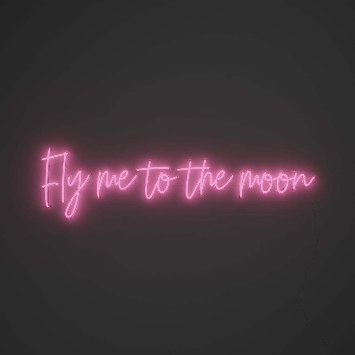 Fly me to the moon - Neon Tabela - Neonbir