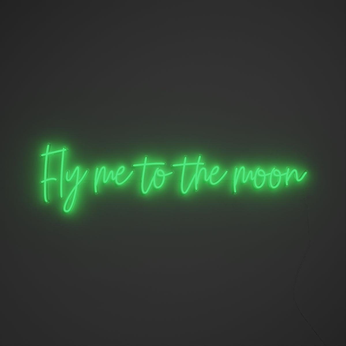 Fly me to the moon - Neon Tabela - Neonbir