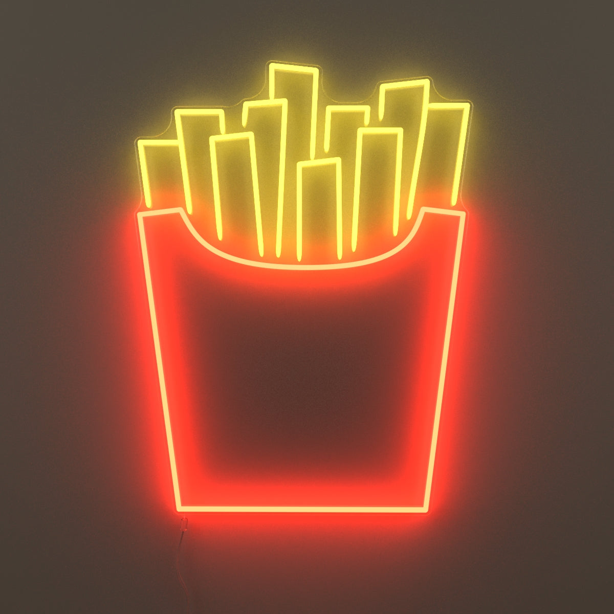 Fries - Neon Tabela - Neonbir