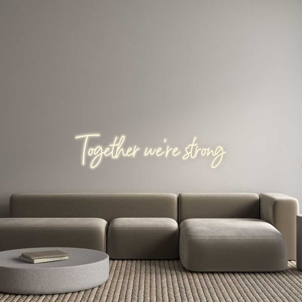 Özel Tasarım : Together we’re...