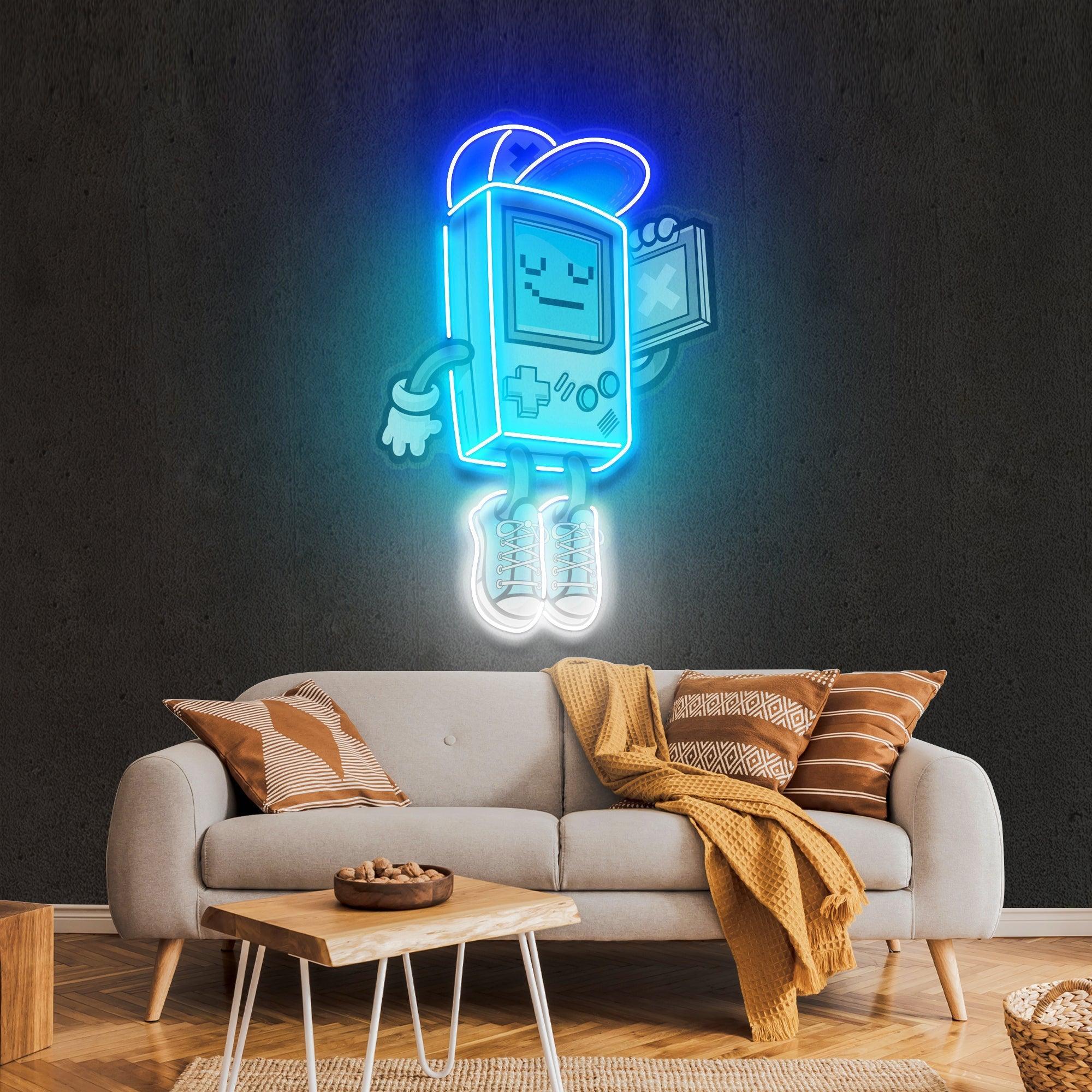 Game Boy Artwork Led Neon Sign Light - Neonbir