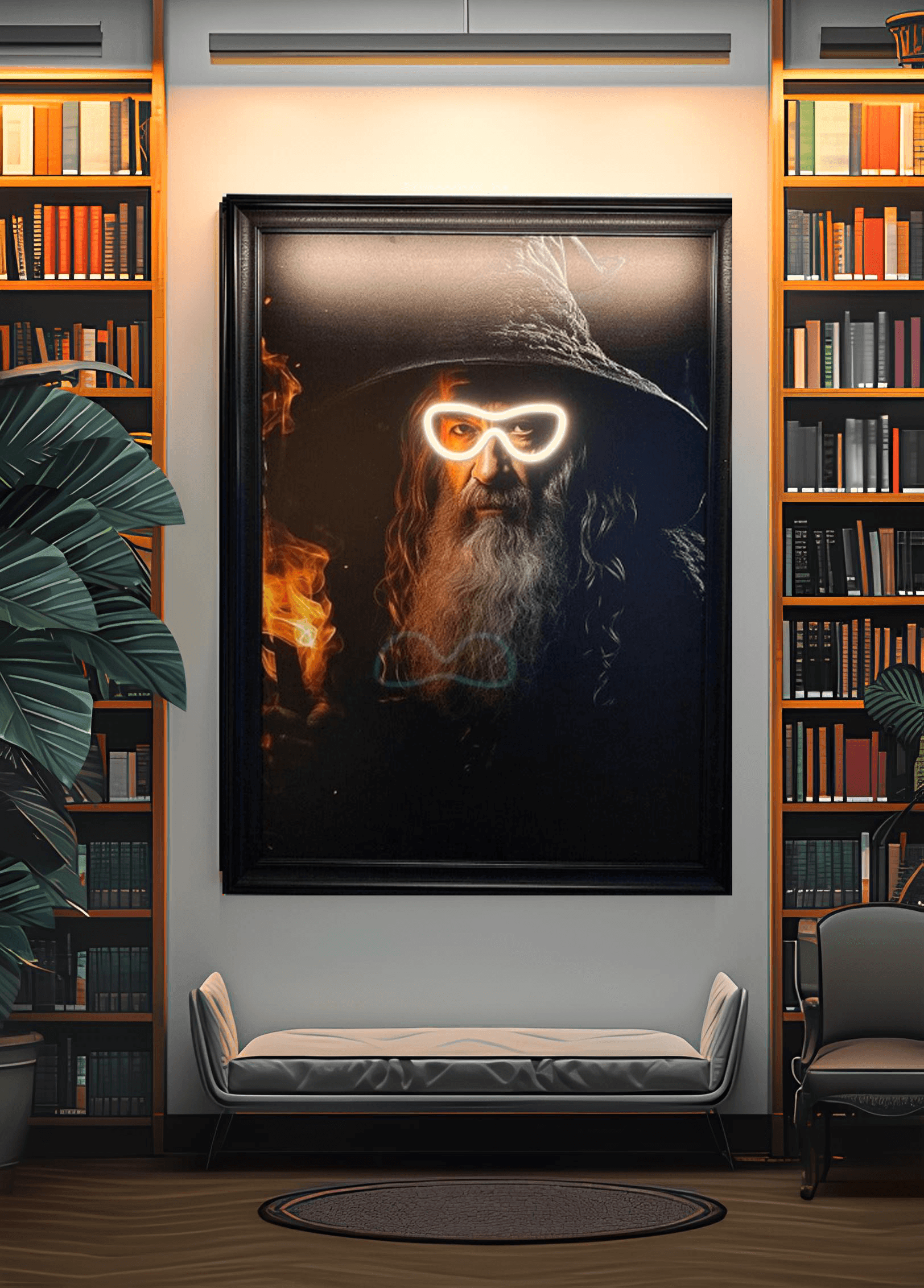 GANDALF Canvas Art Tablo - Neonbir