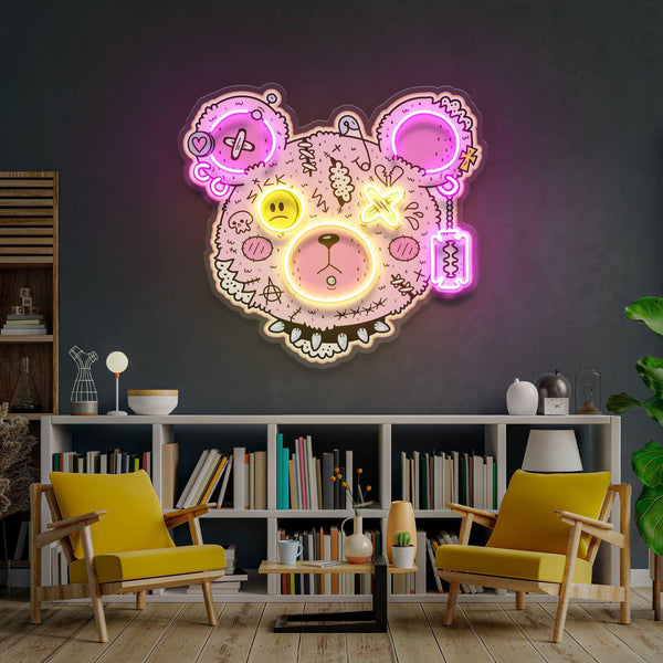 Gangsta Bear Neon Tabela