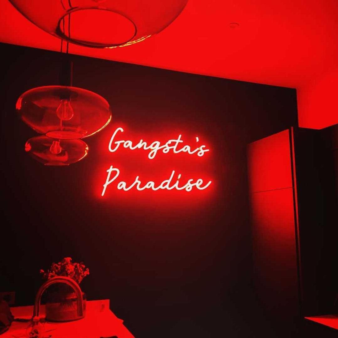 Gangsta's Paradise - Neon Tabela - Neonbir