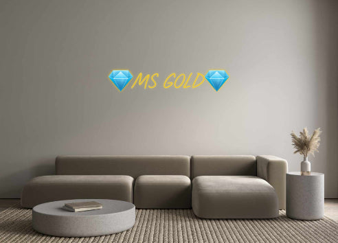 Custom Neon: 💎MS GOLD💎 - Neonbir