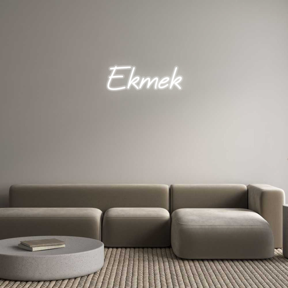 Custom Neon: Ekmek - Neonbir