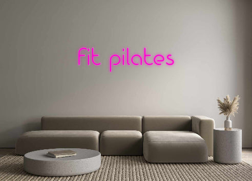 Custom Neon: fit pilates - Neonbir