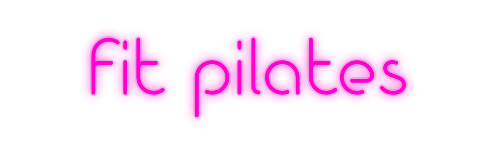 Custom Neon: fit pilates - Neonbir