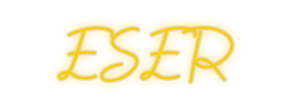 Özel Tasarım : ESER - Neonbir