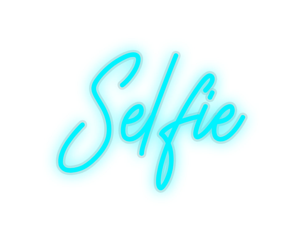 Özel Tasarım : Selfie - Neonbir