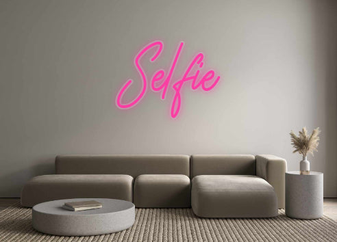 Özel Tasarım : Selfie - Neonbir