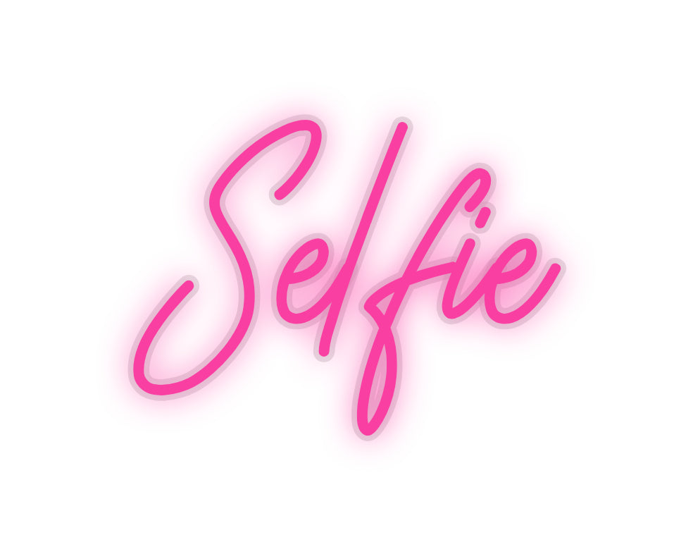 Özel Tasarım : Selfie - Neonbir