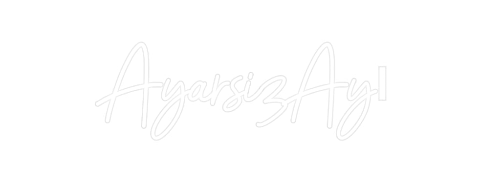 Özel Tasarım : AyarsizAyı - Neonbir