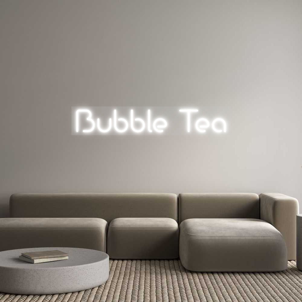 Özel Tasarım : Bubble Tea - Neonbir