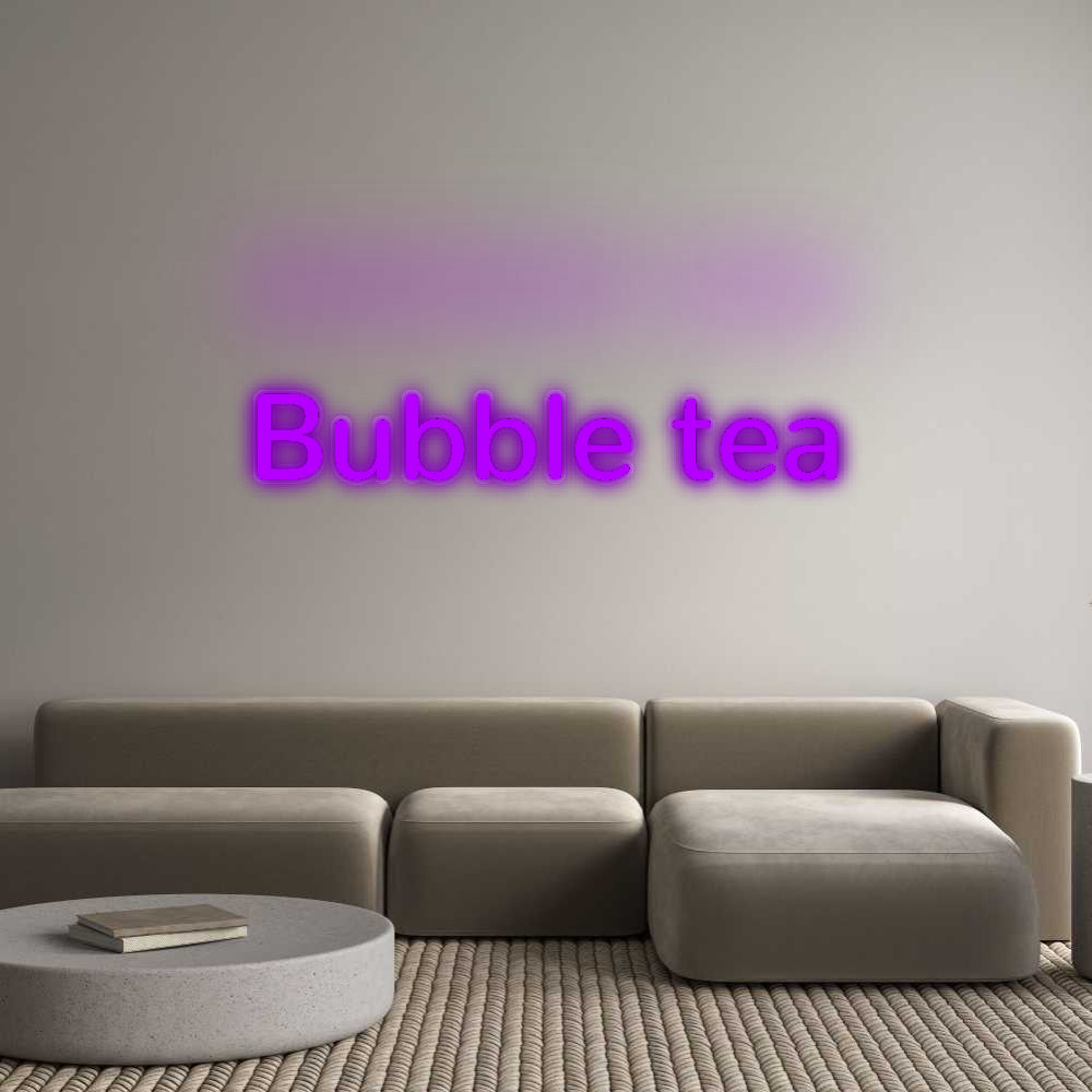 Özel Tasarım : Bubble tea - Neonbir