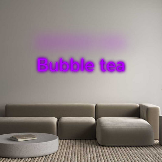 Özel Tasarım : Bubble tea - Neonbir