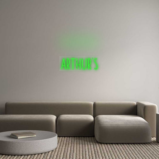 Özel Tasarım : ARTHUR’S - Neonbir