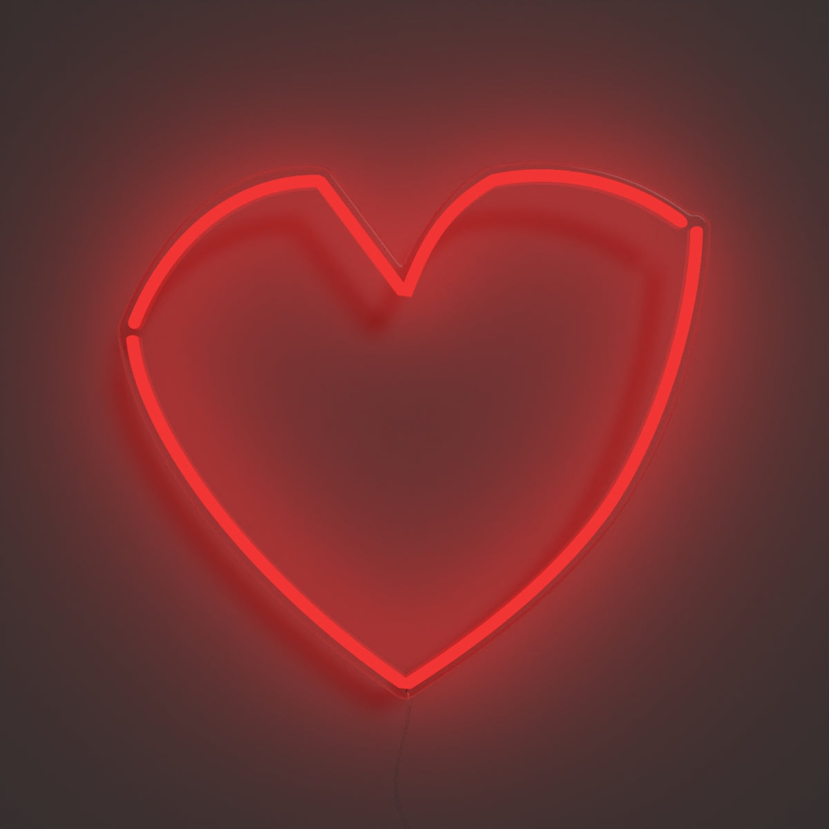Geometric Heart, Neon Tabela - Neonbir