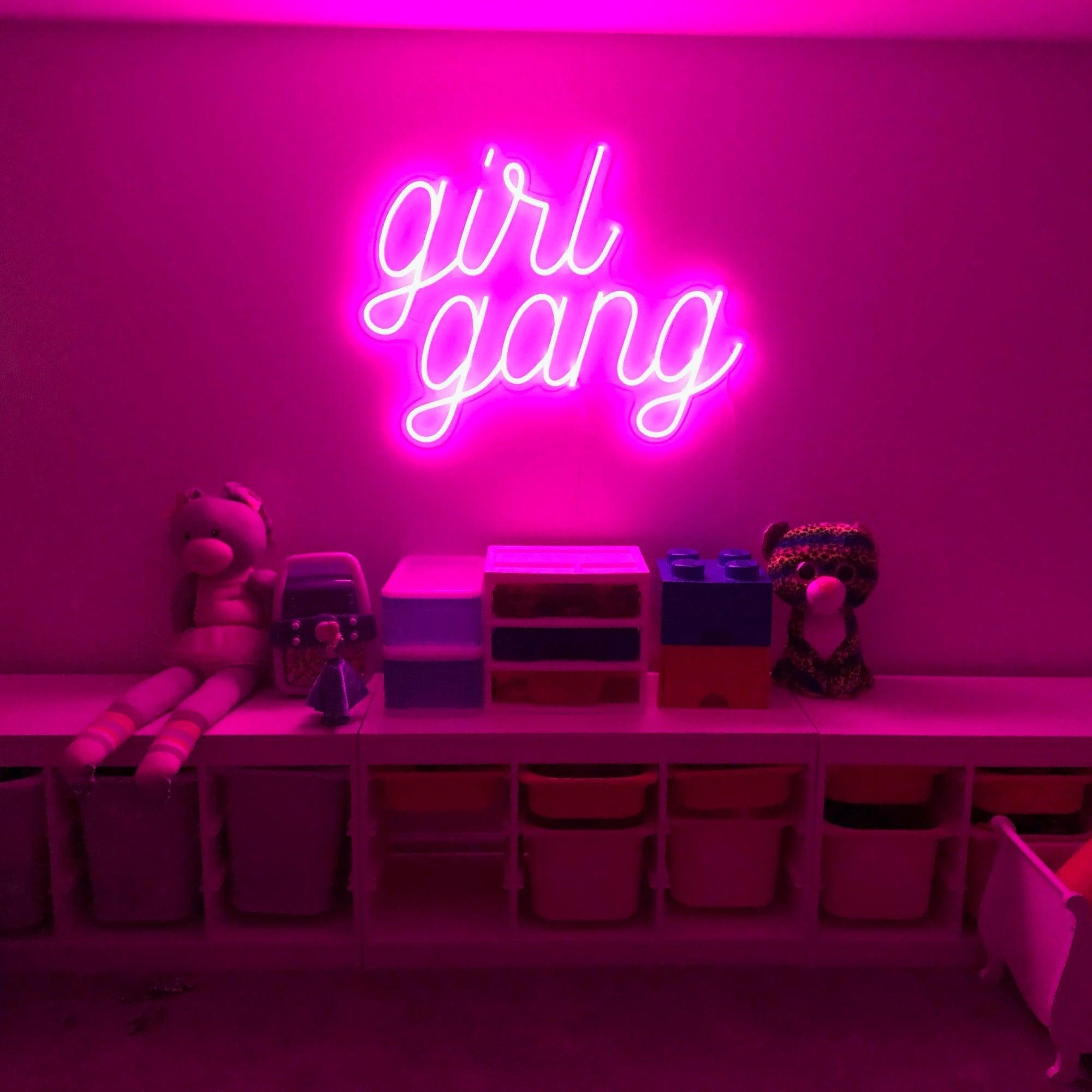 Girl Gang - Neon Tabela - Neonbir