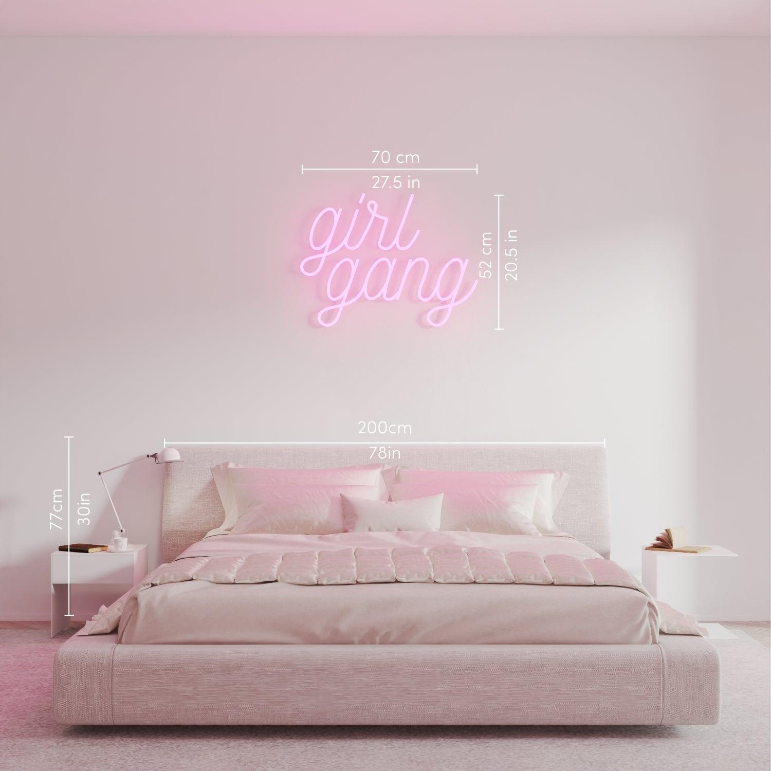 Girl Gang - Neon Tabela - Neonbir