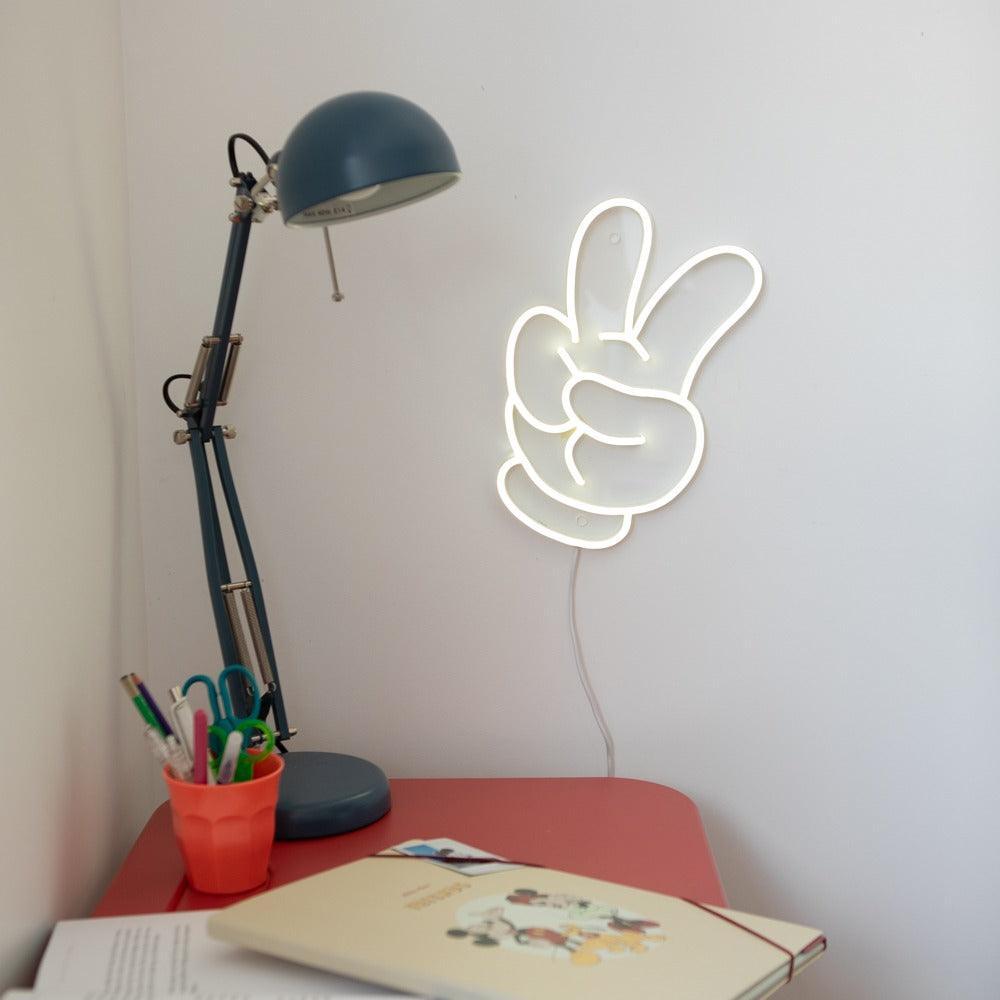 Glove Peace (Small version) by Yellowpop, Neon Tabela - Neonbir