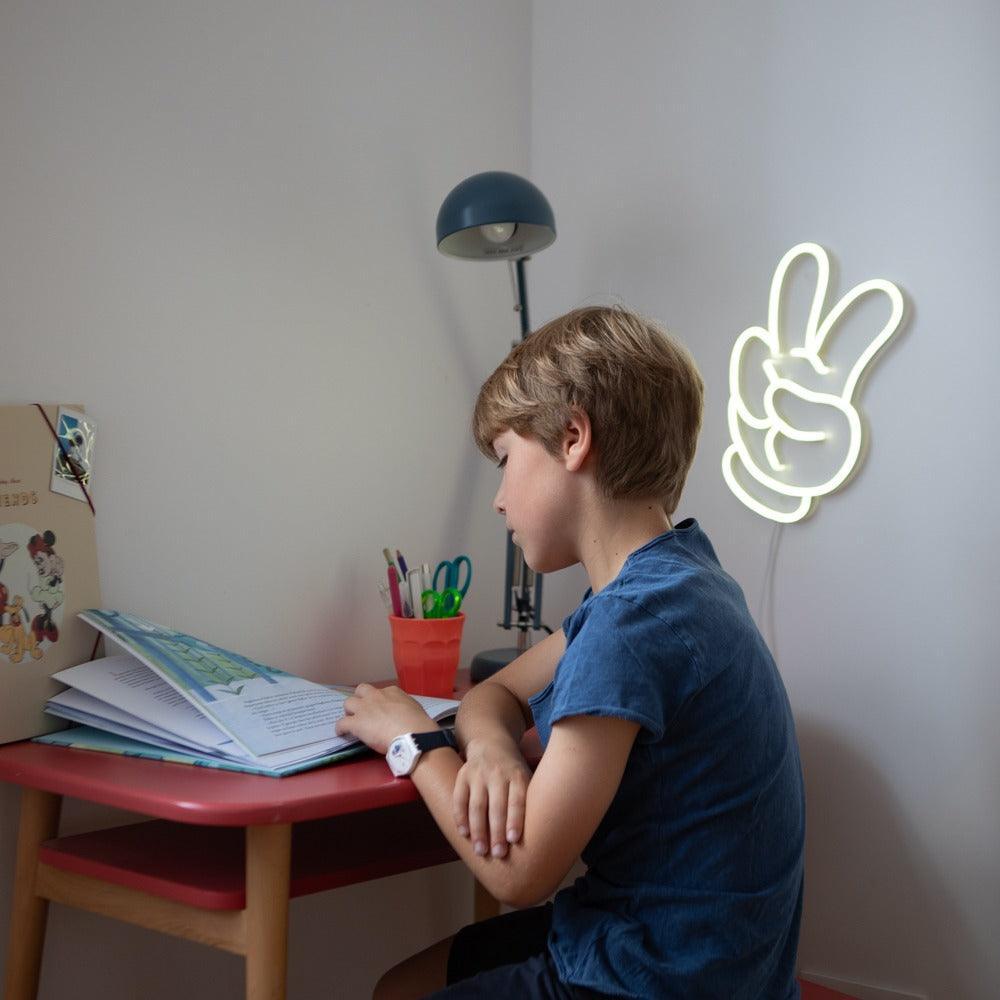 Glove Peace (Small version) by Yellowpop, Neon Tabela - Neonbir
