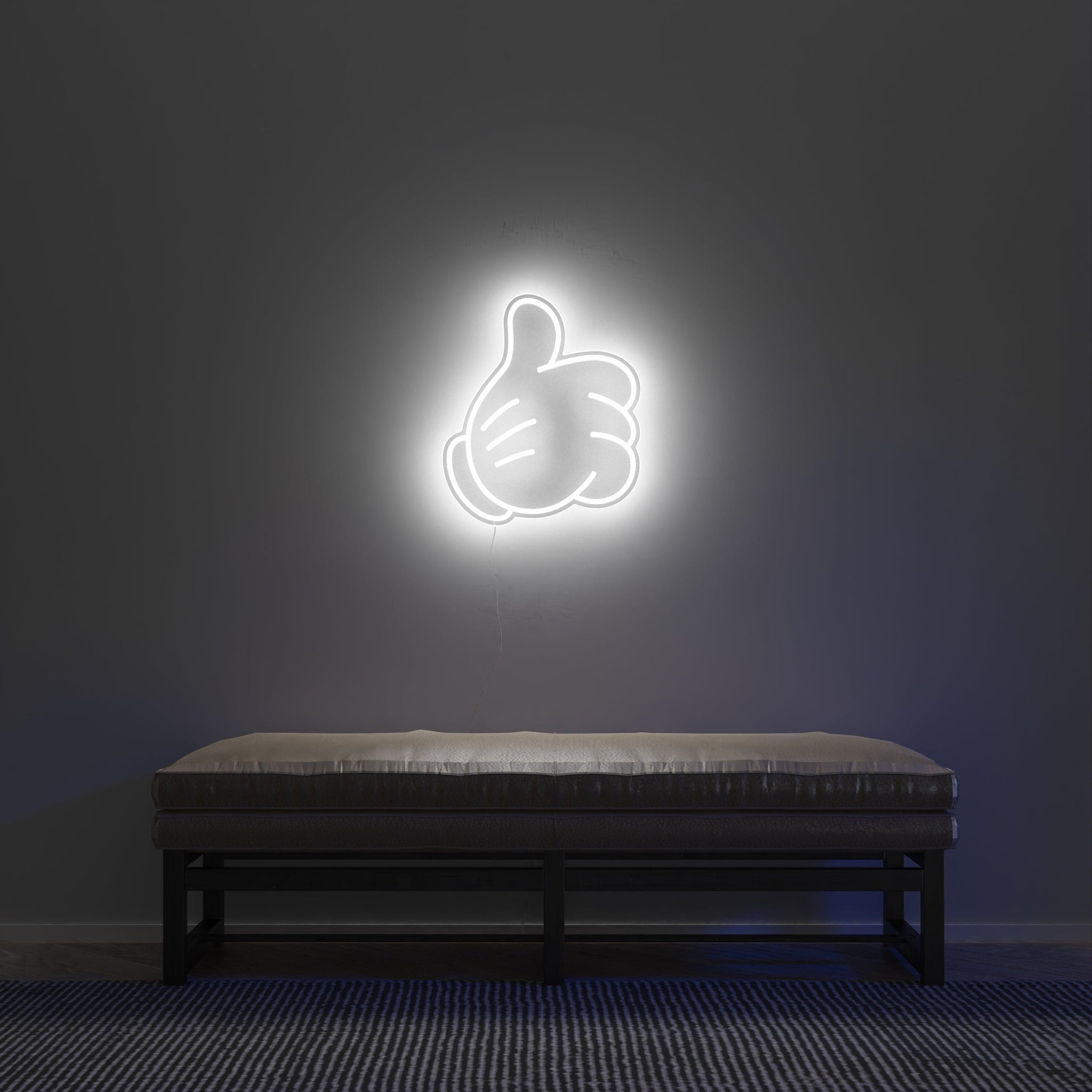 Glove Thumbs Up (Large version) by Yellowpop, Neon Tabela - Neonbir