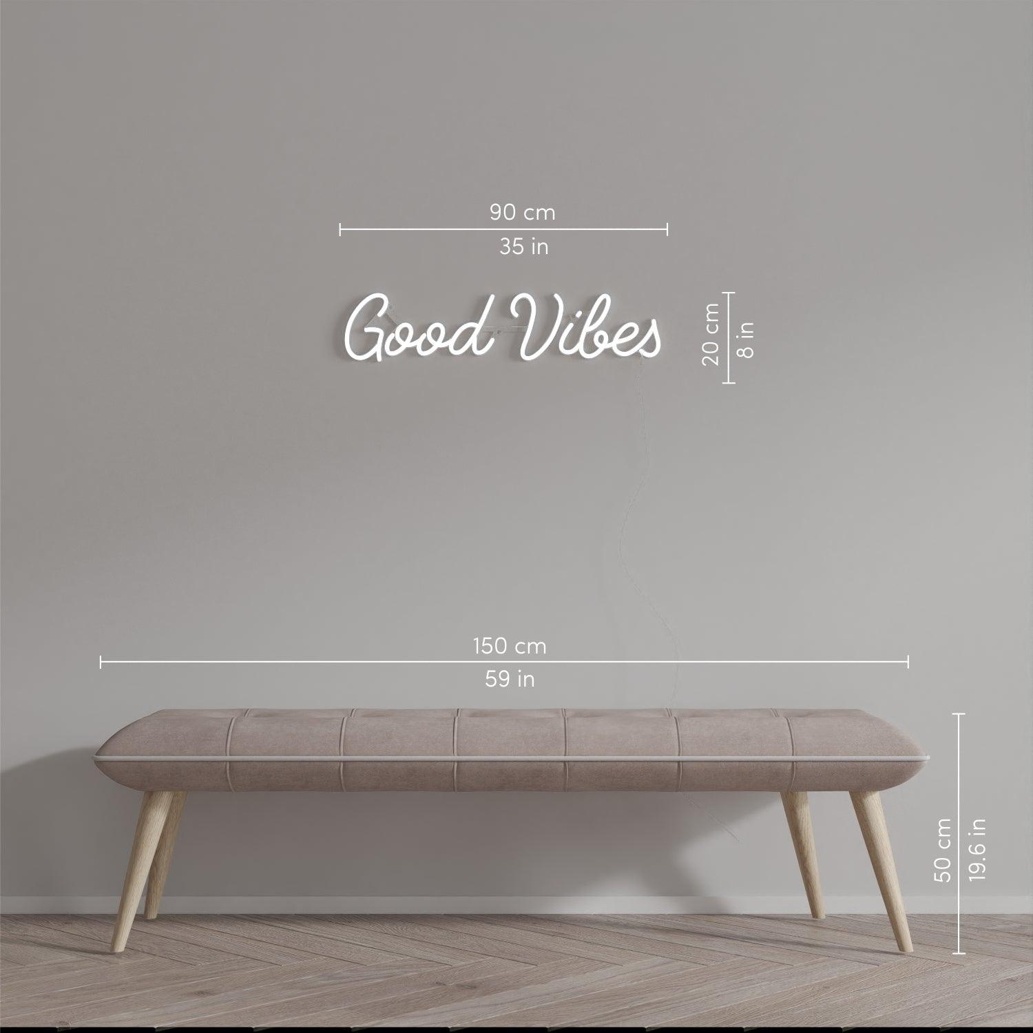 Good Vibes - Neon Tabela - Neonbir