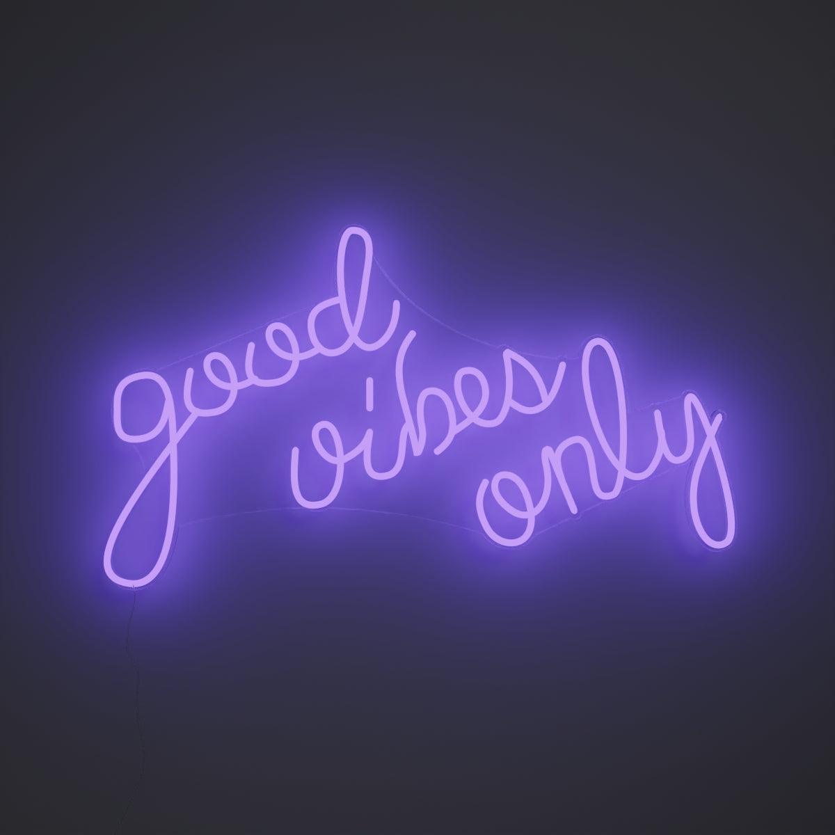 Good Vibes Only - Neon Tabela - Neonbir