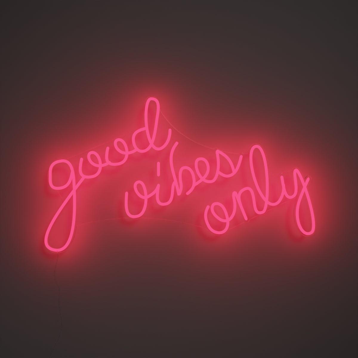 Good Vibes Only - Neon Tabela - Neonbir