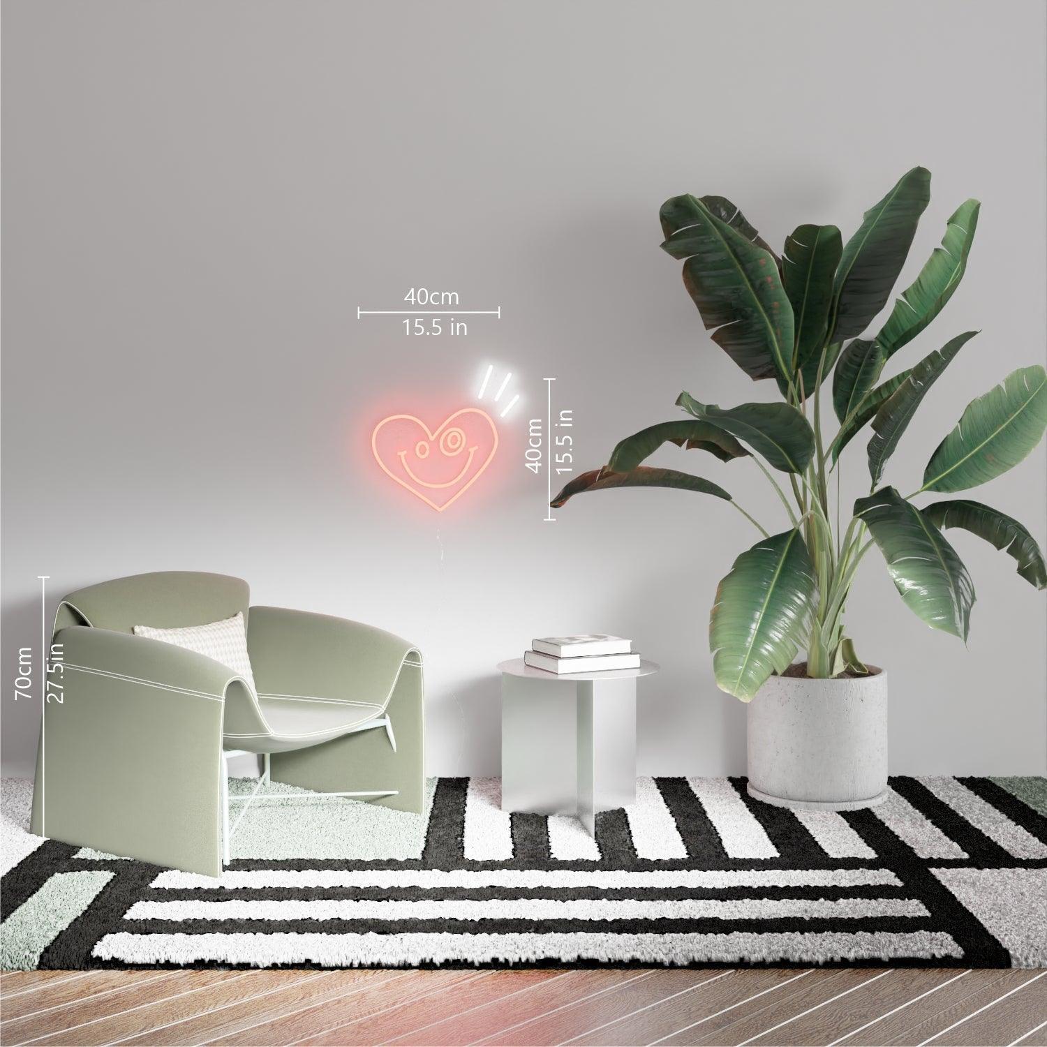 Heart by Smiley World x André Saraiva - Neon Tabela - Neonbir