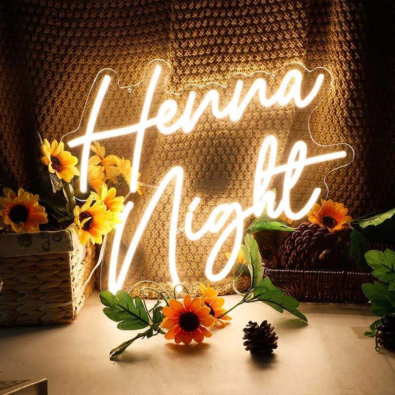 Henna Night Neon Dekor - Neonbir