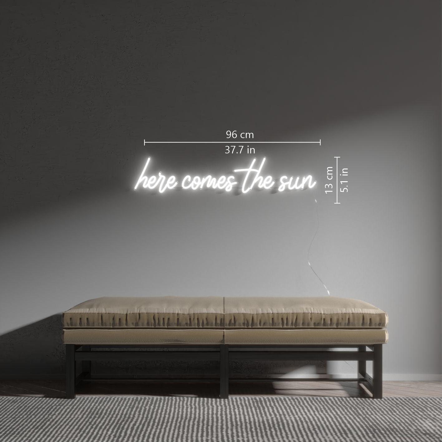 Here comes the sun - Neon Tabela - Neonbir