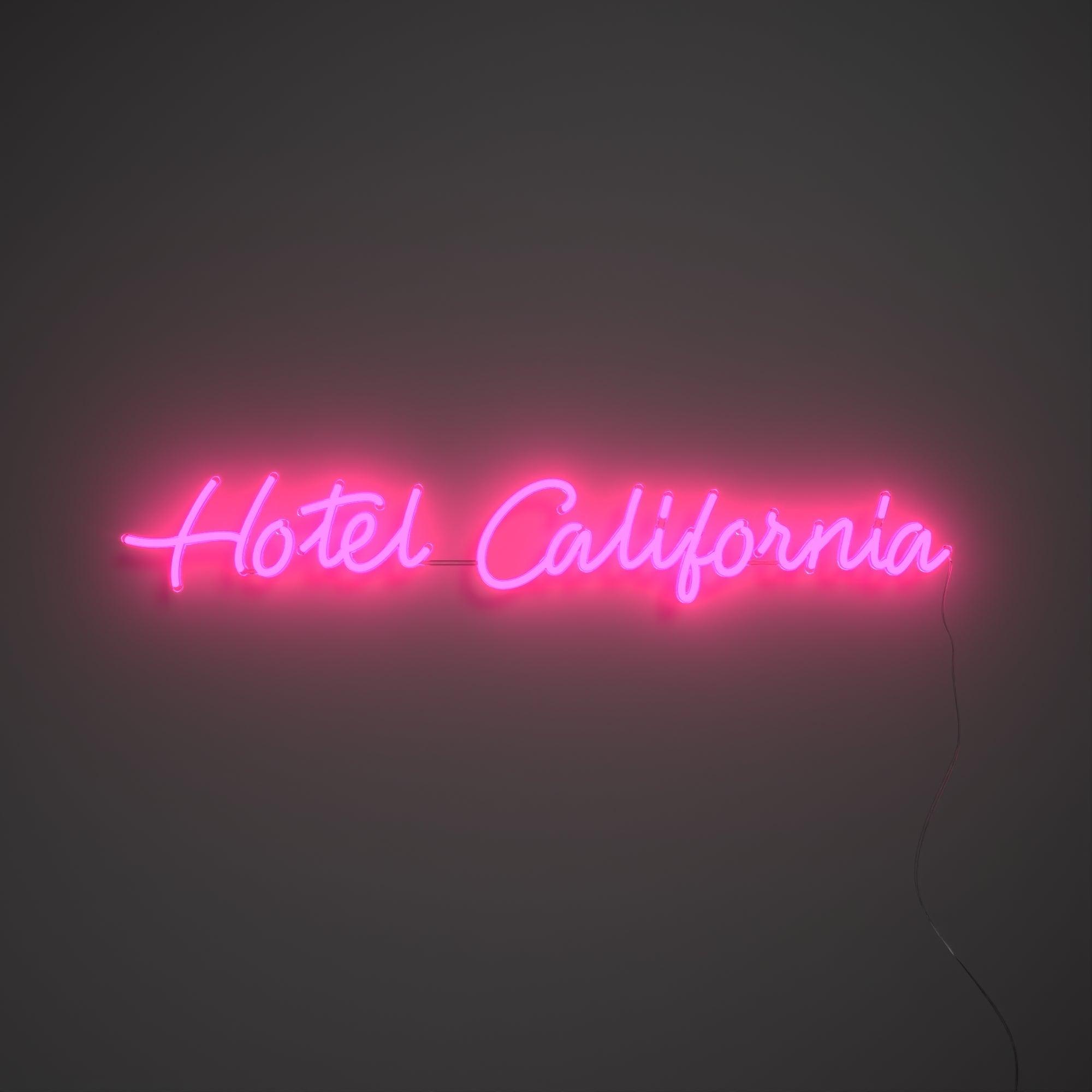 Hotel California - Neon Tabela - Neonbir