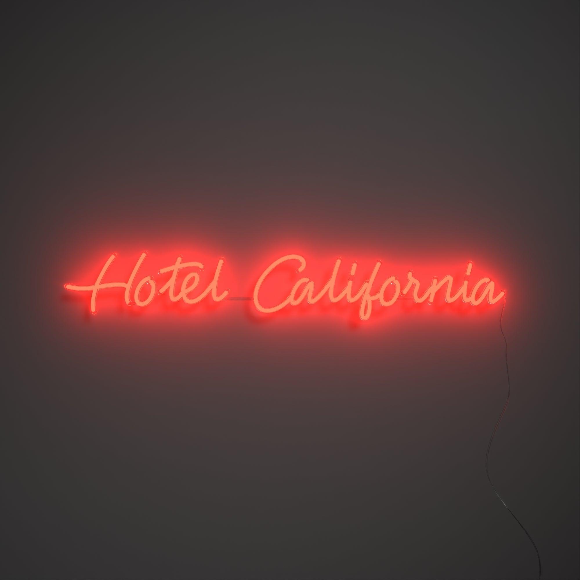 Hotel California - Neon Tabela - Neonbir