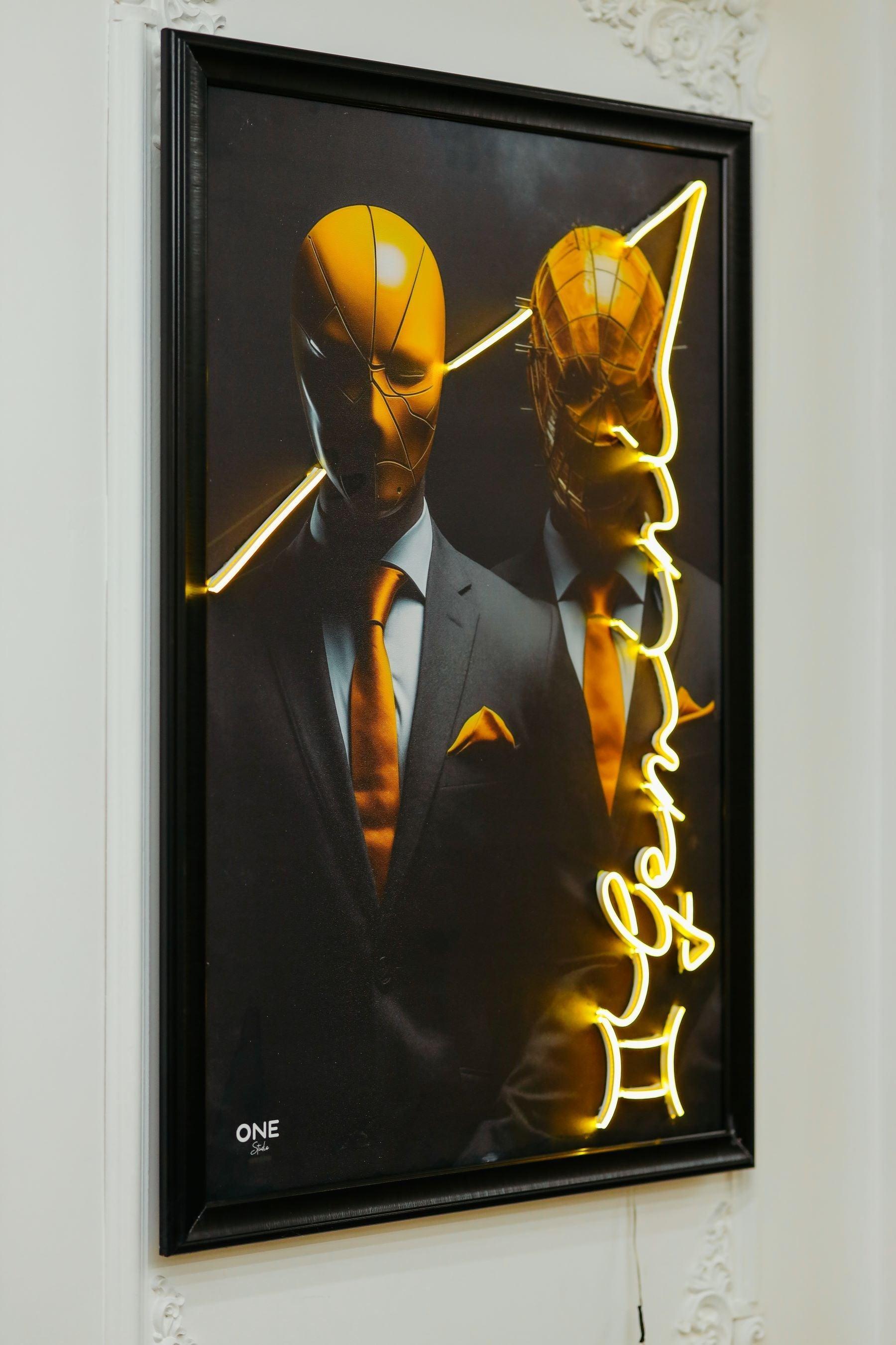 İkizler Burçu Neon Tablo - Neonbir