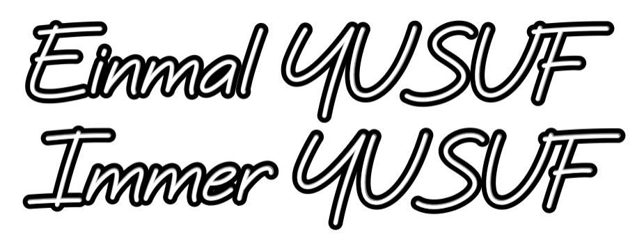 Özel Tasarım : Einmal YUSUF
...