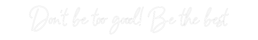 Özel Tasarım : Don’t be too ...