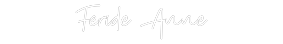 Özel Tasarım : Feride Anne