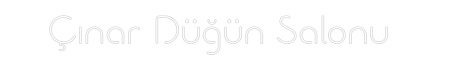 Özel Tasarım : Çınar Düğün S...