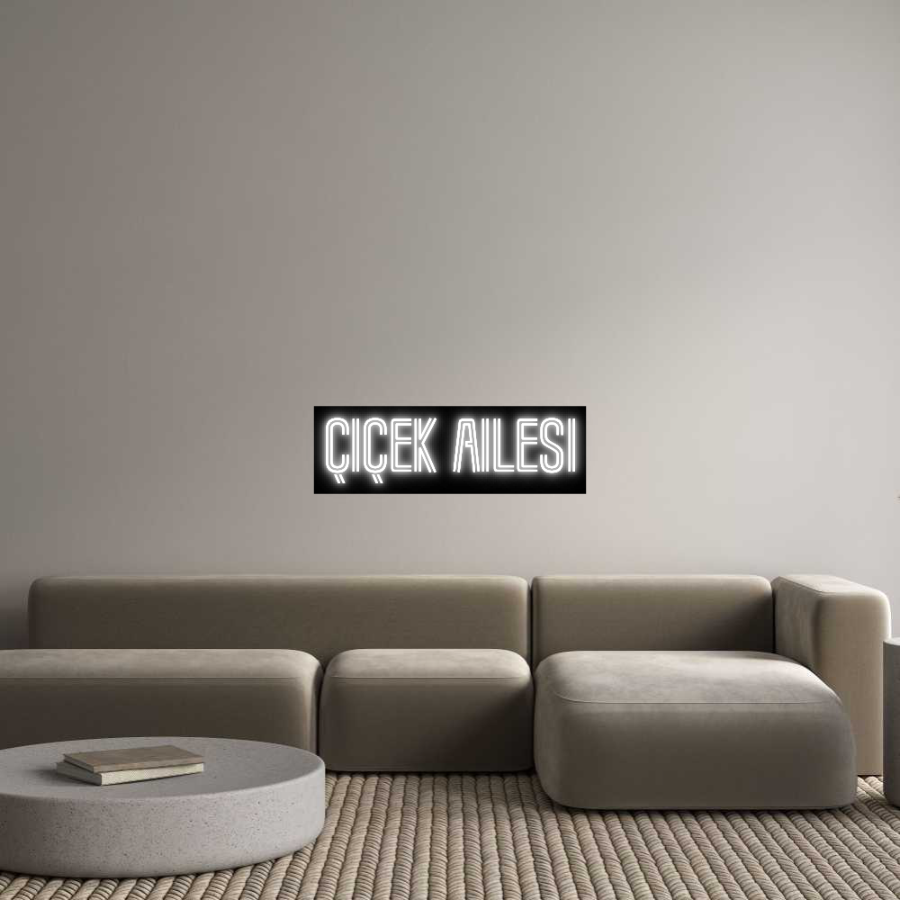 Özel Tasarım : Çiçek Ailesi