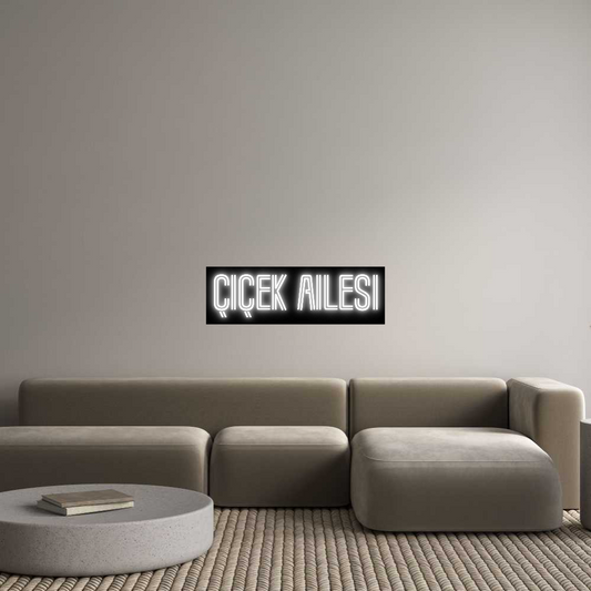 Özel Tasarım : Çiçek Ailesi