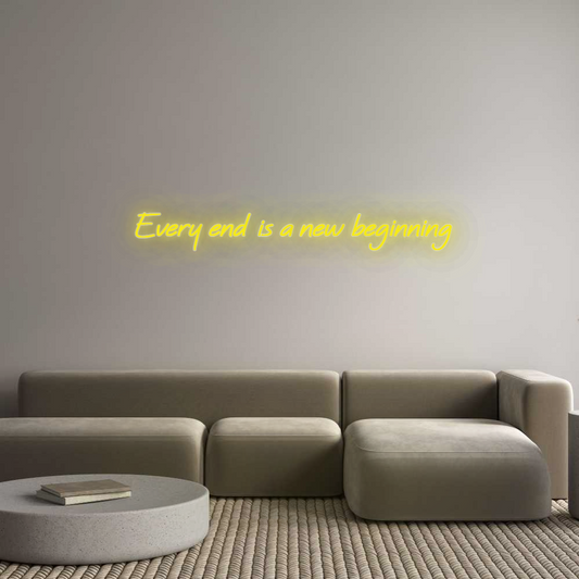 Özel Tasarım :  Every end is...