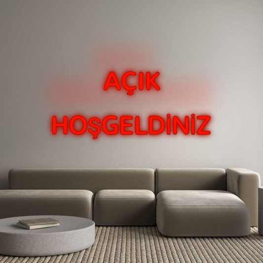 Özel Tasarım :  AÇIK 
HOŞ...