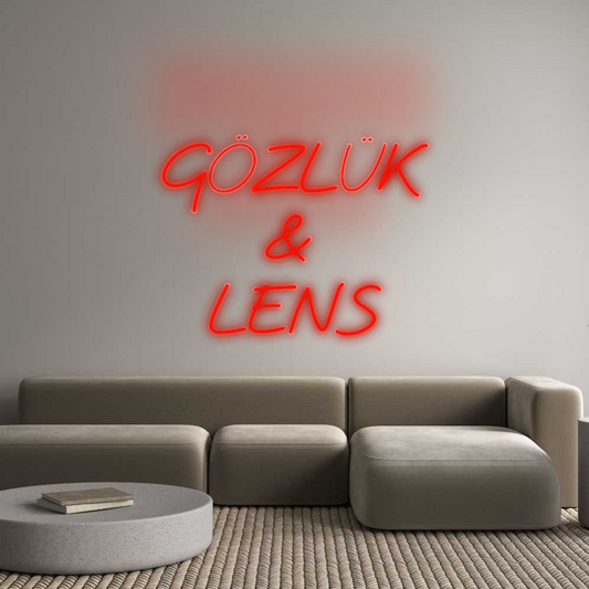 Özel Tasarım : GÖZLÜK
& 
L...