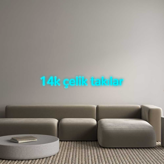 Özel Tasarım : 14k çelik tak...